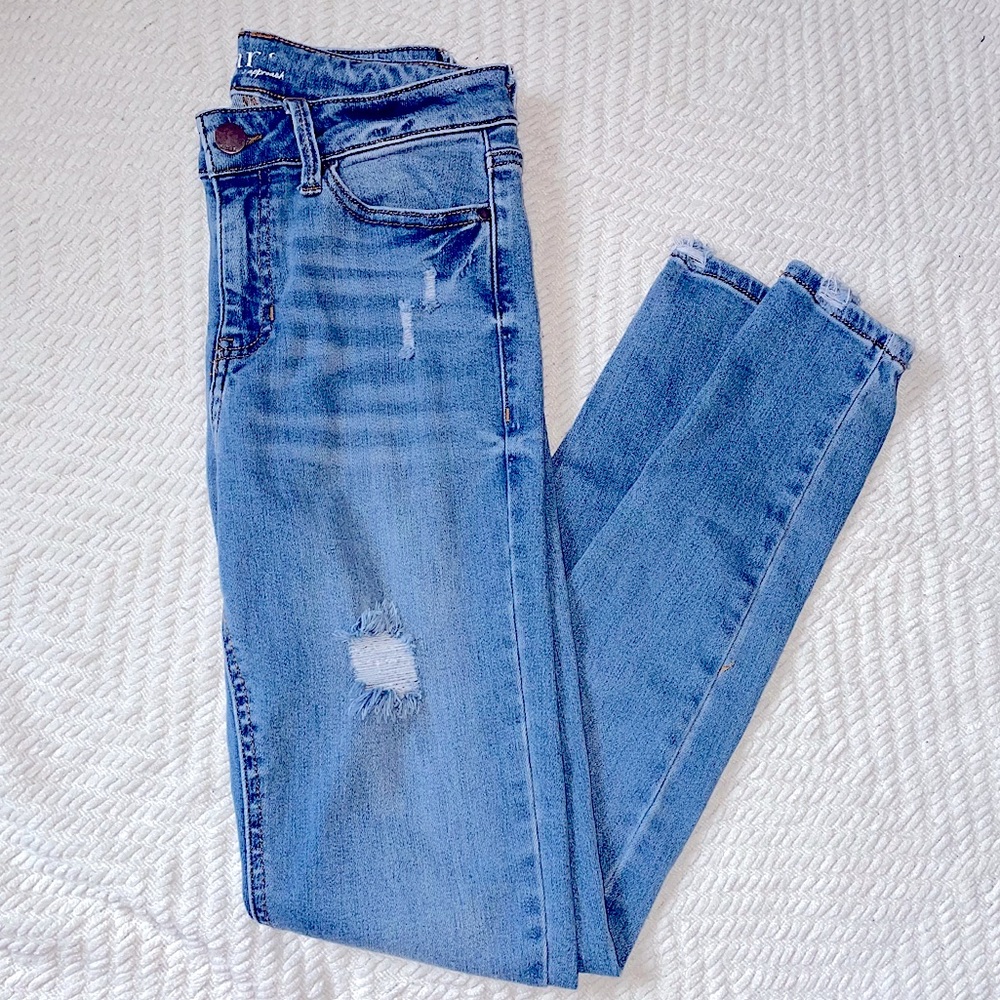 HIGH RISE SKINNY JEANS